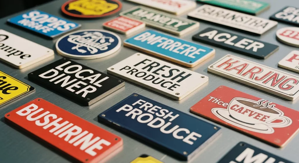 different magnet signs