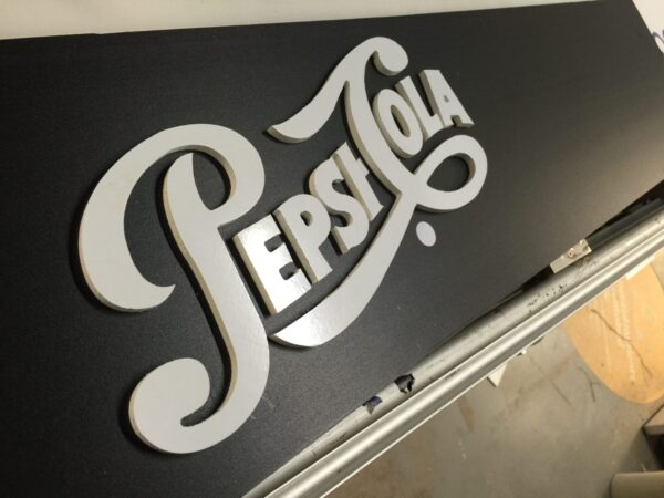 Pepsi 3D lettering