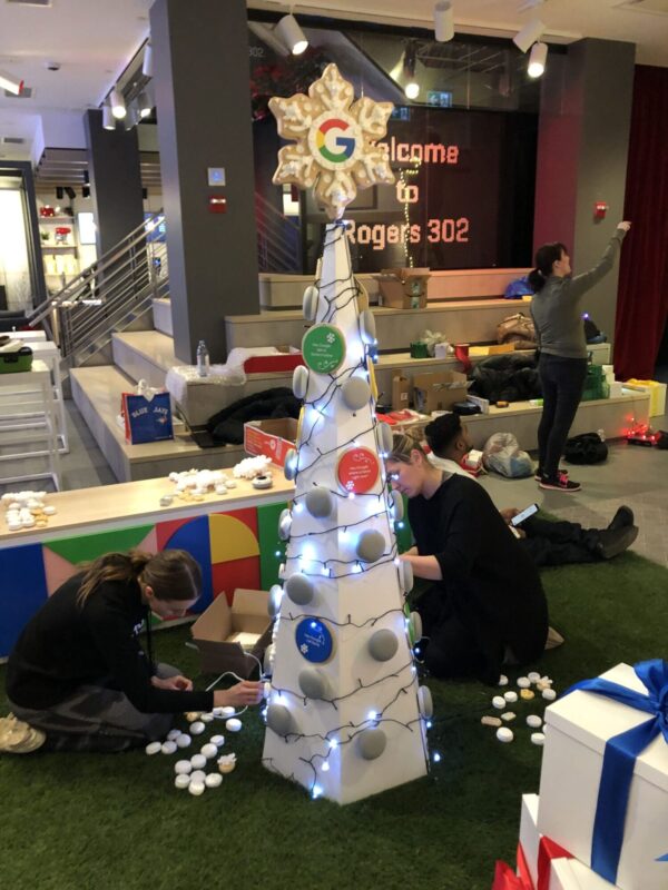 Custom built Christmas tree