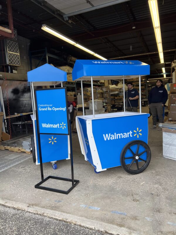 Two wheel canopy wagon